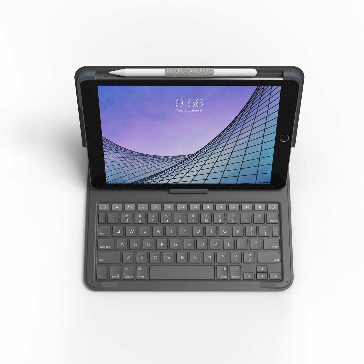 ZAGG Keyboard Messenger Folio 2-Apple-iPad 10.2/10.5-Charcoal-UK