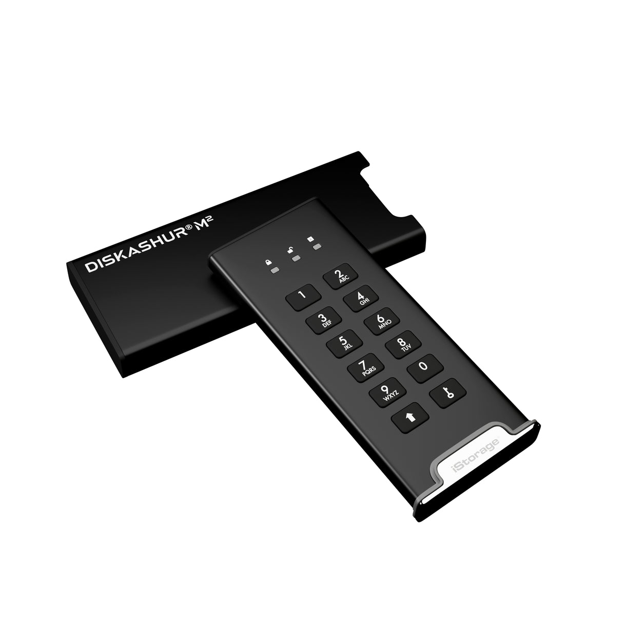 iStorage diskAshur M2 PIN 1 TB USB Type-A / USB Type-C 3.2 Gen 1 (3.1 Gen 1) Black