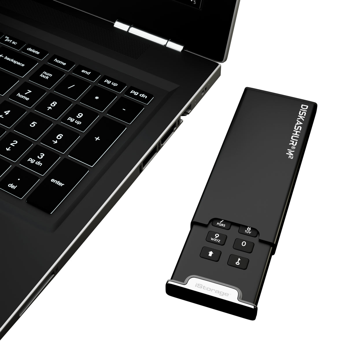 iStorage diskAshur M2 PIN 240 GB USB Type-A / USB Type-C 3.2 Gen 1 (3.1 Gen 1) Black