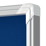 Nobo 1915327 insert notice board Indoor Blue Aluminium