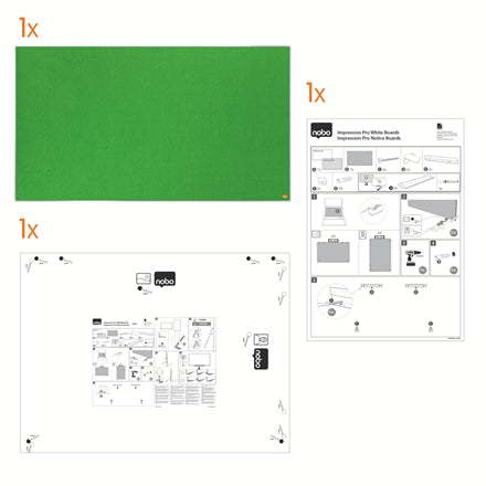 Nobo Impression Pro insert notice board Indoor Green