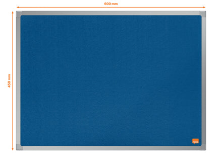 Nobo 1915201 bulletin board Fixed bulletin board Blue Felt