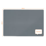 Nobo 1915199 bulletin board Fixed bulletin board Grey Felt