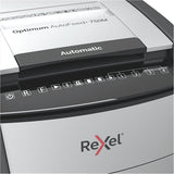 Rexel Optimum AutoFeed+ 750M paper shredder Micro-cut shredding 55 dB 23 cm Black, Silver