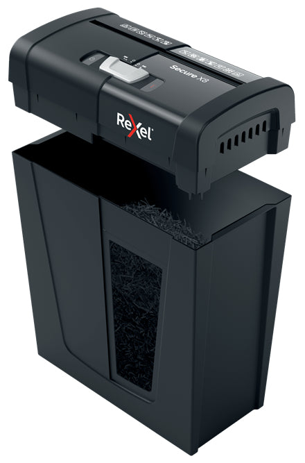 Rexel Secure X8 paper shredder Cross shredding 70 dB Black