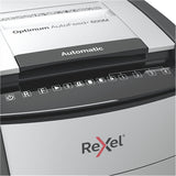 Rexel Optimum AutoFeed+ 600M paper shredder Micro-cut shredding 55 dB 23 cm Black, Silver