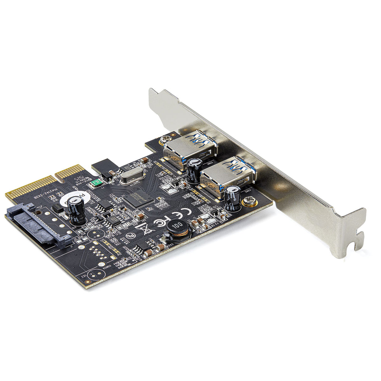 StarTech.com 2-Port USB PCIe Card with 10Gbps/port - USB 3.1/3.2 Gen 2 Type-A PCI Express 3.0 x2 Host Controller Expansion Card - Add-On Adapter Card - Full/Low Profile - Windows & Linux