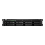 Synology RackStation RS1221RP+ NAS Rack (2U) AMD Ryzen V1500B 4 GB DDR4 128 TB HDD Aluminium, Black