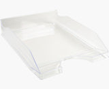 Exacompta 12323D desk tray/organizer Transparent