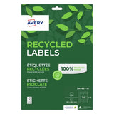 Avery LR7163-15 printing paper A4 (210x297 mm) 15 sheets White