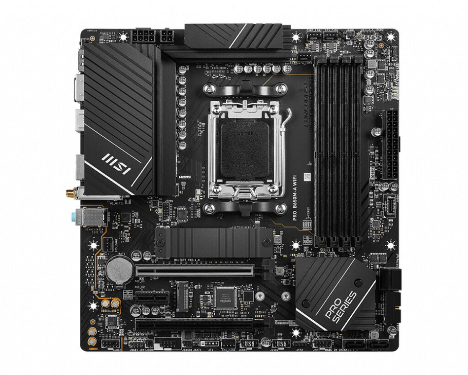 MSI PRO B650M-A WIFI motherboard AMD B650 Socket AM5 micro ATX