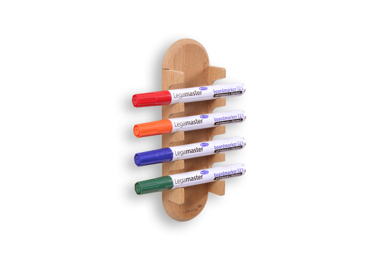 Legamaster WOODEN whiteboard marker holder magnetic