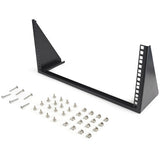 StarTech.com 5U Vertical Wall Mount Rack - 19in Low Profile Open Wall Mounting Bracket - Network/Server Room/Data/AV/IT/Patch Panel/Communication/Computer Equipment - w/ Cage Nuts/Screws