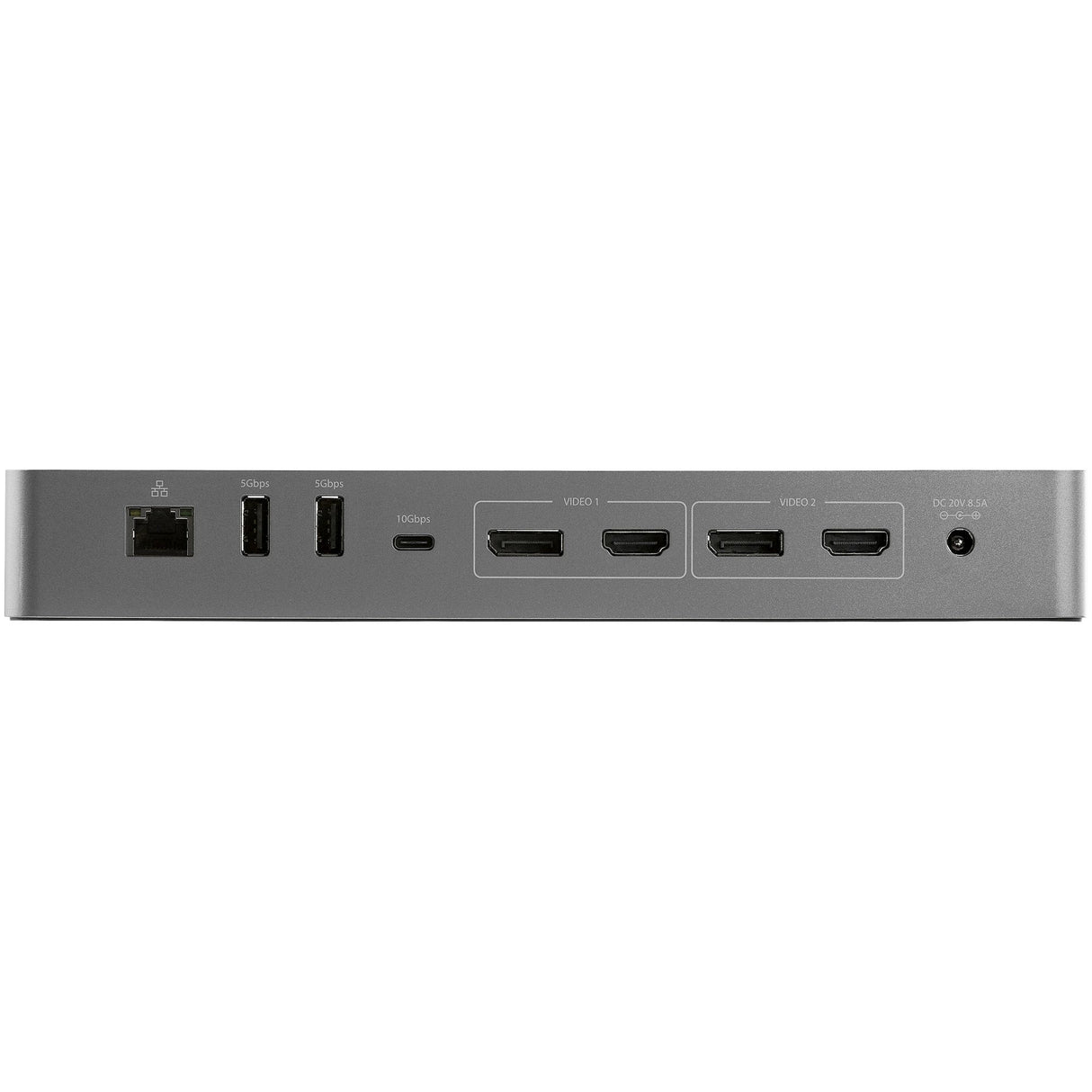 StarTech.com Thunderbolt 3 Dock w/ USB-C Host Compatibility - Dual 4K 60Hz DisplayPort 1.4 or Dual HDMI Monitors - Single 8K - TB3/USB-C Laptop Docking Station - 96W PD, 5xUSB - 10Gbps