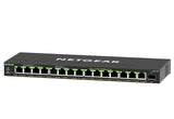 NETGEAR GS316EP Managed Gigabit Ethernet (10/100/1000) Power over Ethernet (PoE) Black