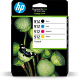 HP 6ZC74AE/912 Ink cartridge multi pack Bk,C,M,Y, 4x300 pages 17.08ml 8,3ml + 3x2,9ml Pack=4 for HP OJ Pro 8010/e/8020