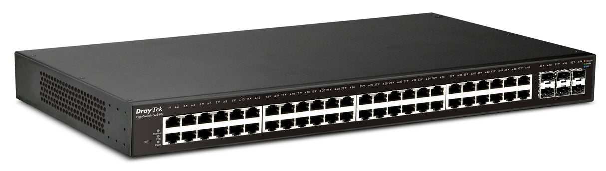 DrayTek VigorSwitch G2540x Managed L2+ Gigabit Ethernet (10/100/1000) 1U Black