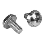 StarTech.com 100 Pkg M6 Mounting Screws and Cage Nuts for Server Rack Cabinet