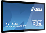 iiyama ProLite TF5539UHSC-B1AG computer monitor 139.7 cm (55") 3840 x 2160 pixels 4K Ultra HD LED Touchscreen Multi-user Black