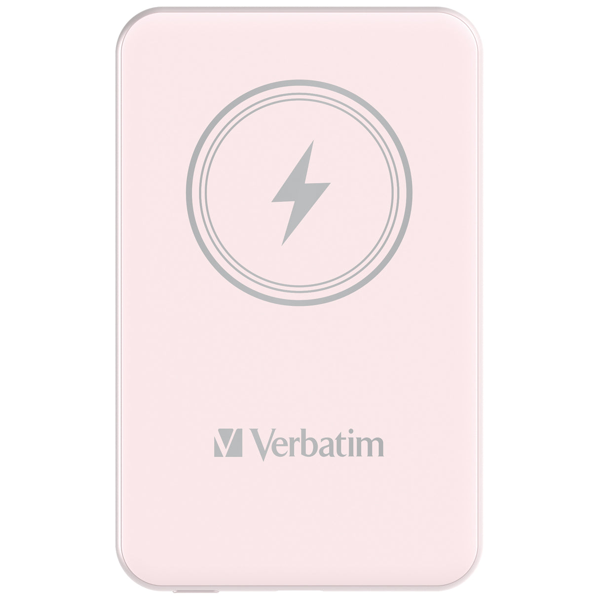 Verbatim Charge 'n' Go Magnetic Wireless Power Bank 5000mAh Pink