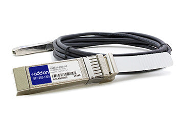 AddOn Networks 1m SFP+ - SFP+ InfiniBand/fibre optic cable SFP+ Black