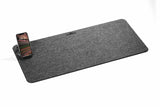 Durable 708158 desk pad PET felt Charcoal