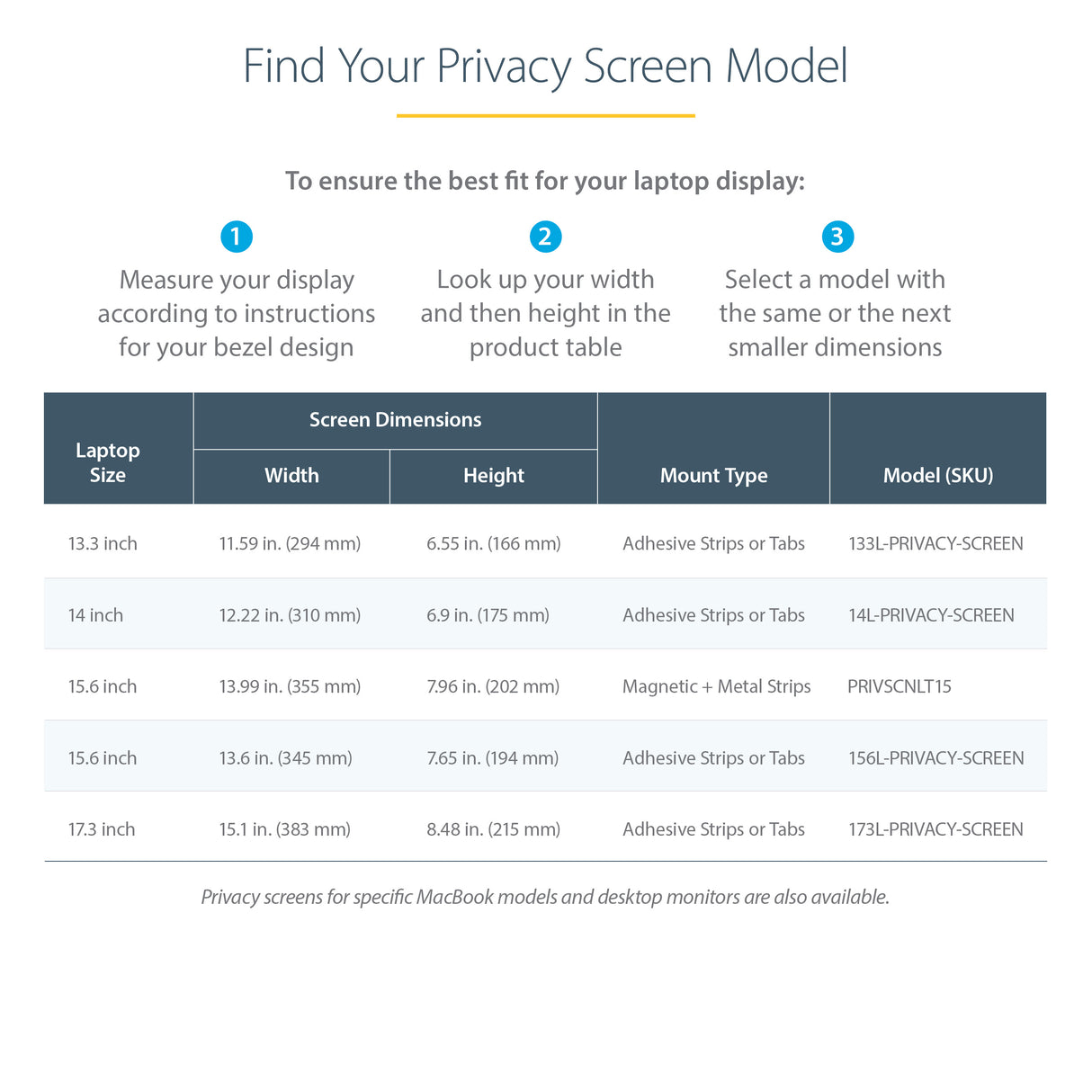 StarTech.com 15.6-inch 16:9 Gold Laptop Privacy Screen, Reversible Filter w/Enhanced Privacy, Computer Security Filter, Removable Screen Protector/Shield, +/- 30 Deg.