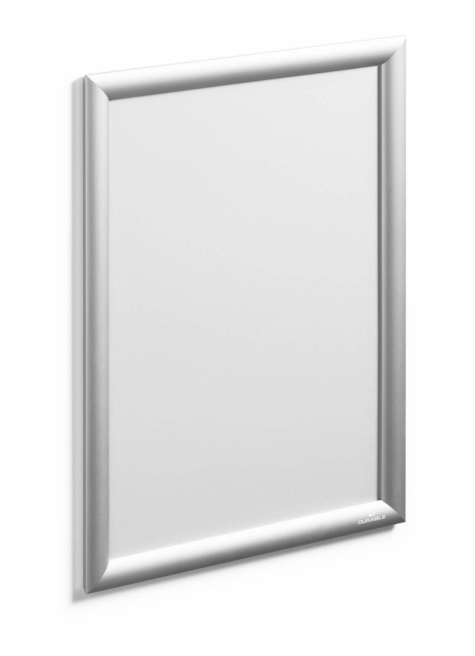 Durable 479723 wall frame 278 x 402 mm Rectangle Silver Aluminium