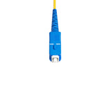 StarTech.com 30m (98.4ft) SC to SC (UPC) OS2 Single Mode Simplex Fiber Optic Cable, 9/125µm, 40G/100G, Bend Insensitive, Low Insertion Loss, LSZH Fiber Jumper Cord