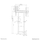 Neomounts motorised wall mount