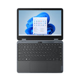 Lenovo 300w Yoga Intel® N N100 Hybrid (2-in-1) 29.5 cm (11.6") Touchscreen HD 8 GB LPDDR5-SDRAM 128 GB SSD Wi-Fi 6 (802.11ax) Windows 11 Pro Grey