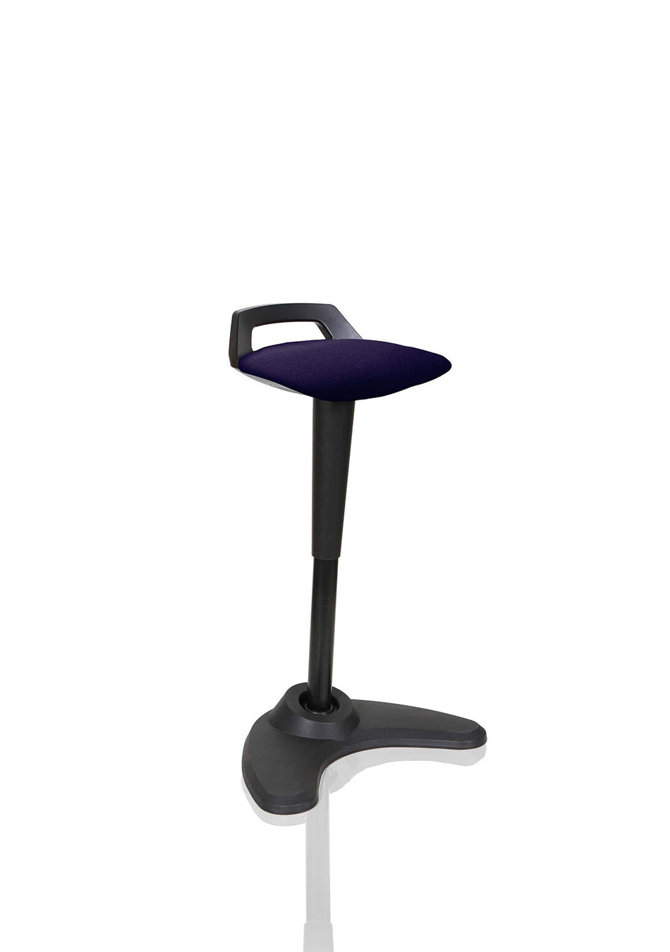 Dynamic KCUP1206 saddle chair Padded seat Purple Fabric, Foam Black Metal Metal, Plastic 1 pc(s)