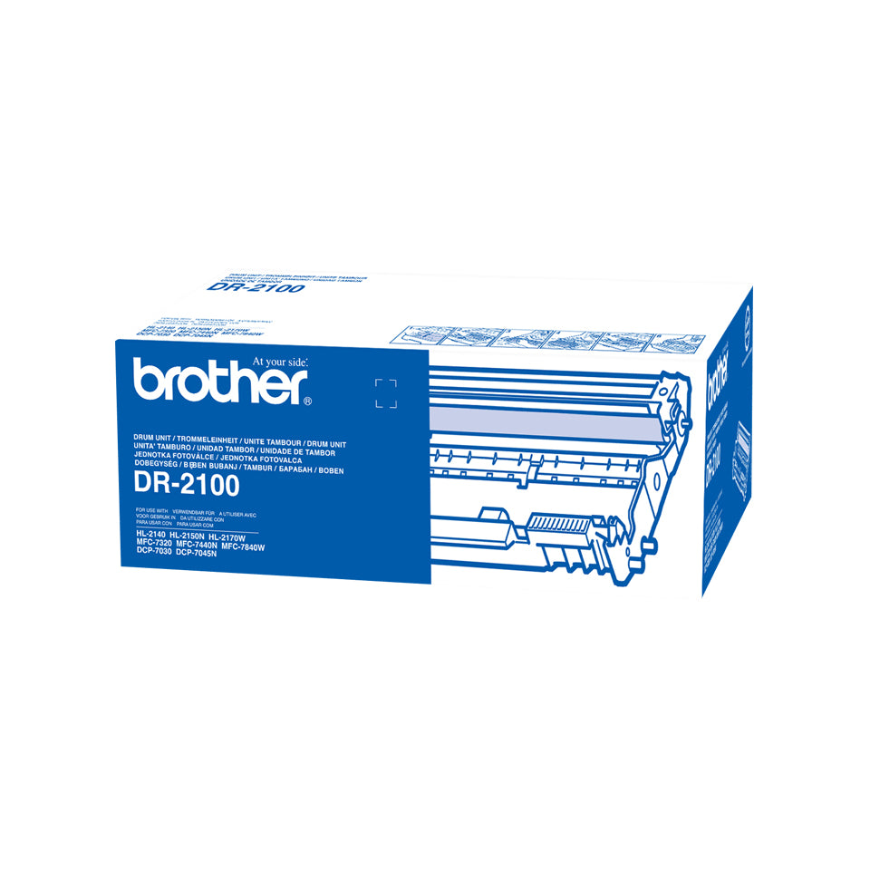 Brother DR-2100 Drum kit, 12K pages ISO/IEC 19752 for Brother HL-2140