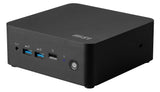 MSI Cubi NUC 1M Intel Core 3 100U Desktop PC, NUC, SFF, Mini Computer, HTPC, (8GB RAM, 512GB Storage, Windows 11 PRO), UHD Graphics/DDR5/Dual ThunderBolt 4/Dual HDMI/Dual LAN/WiFi 6E/BT 5.3/VESA