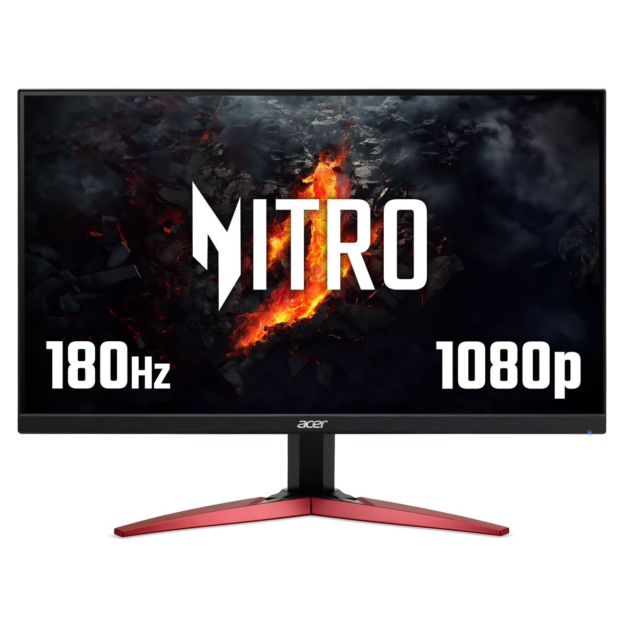 Acer NITRO VG1 Nitro KG241YM3 24" Gaming Monitor, 180Hz, Full HD (1920x1080), 1ms Response Time, 16:9, AMD FreeSync Premium