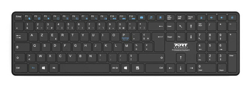 Port Designs 900903-R-UK keyboard Home Bluetooth QWERTY UK English Black