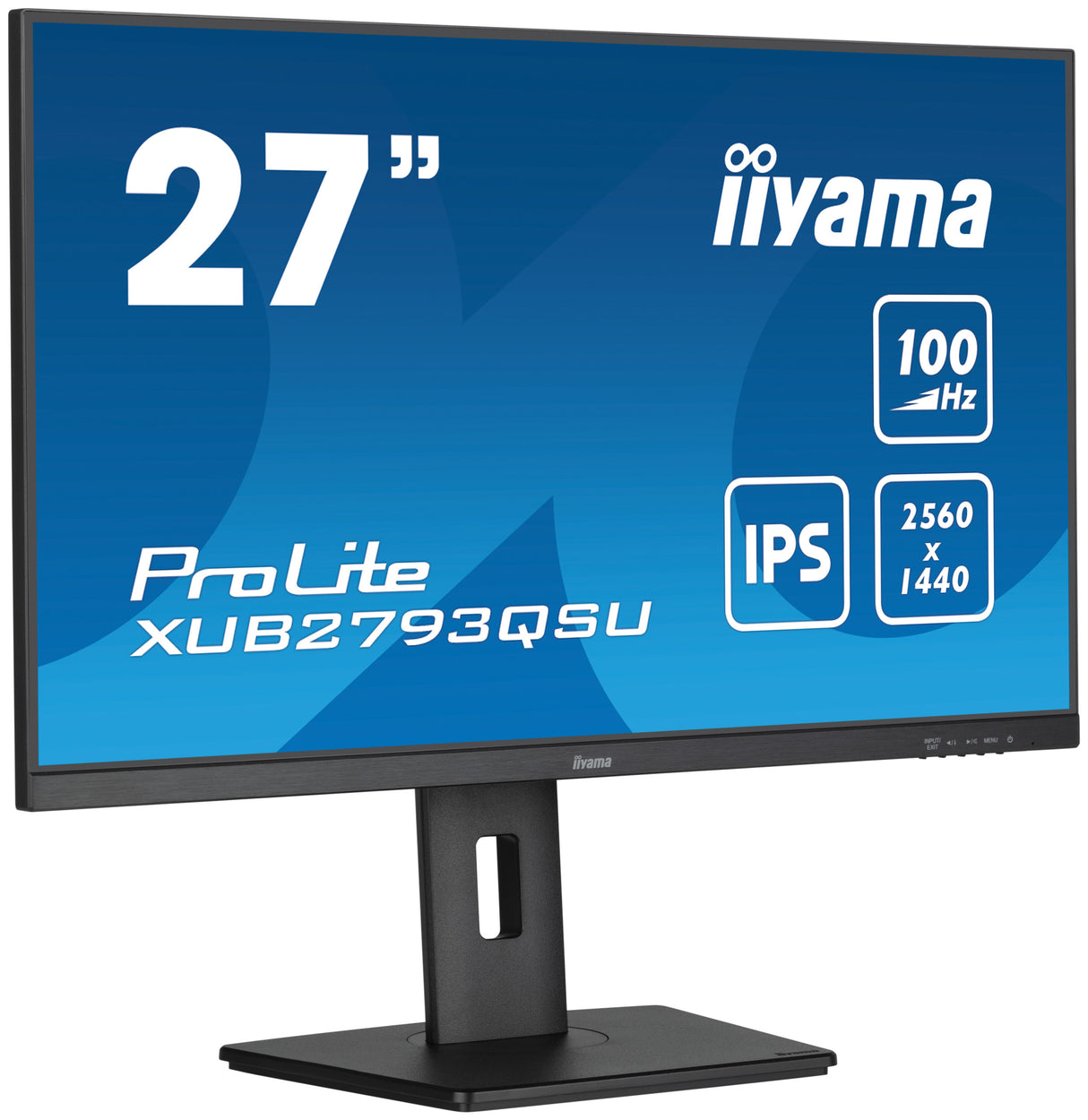 iiyama ProLite XUB2793QSU-B6 LED display 68.6 cm (27") 2560 x 1440 pixels Quad HD Black