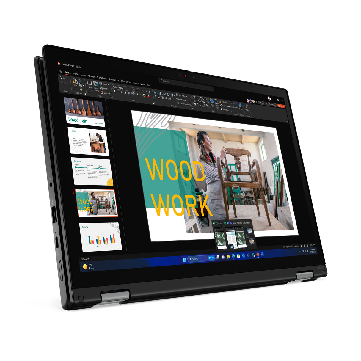 Lenovo ThinkPad L13 2-in-1 Intel Core Ultra 7 155U Hybrid (2-in-1) 33.8 cm (13.3") Touchscreen WUXGA 16 GB LPDDR5-SDRAM 512 GB SSD Wi-Fi 6E (802.11ax) Windows 11 Pro Black