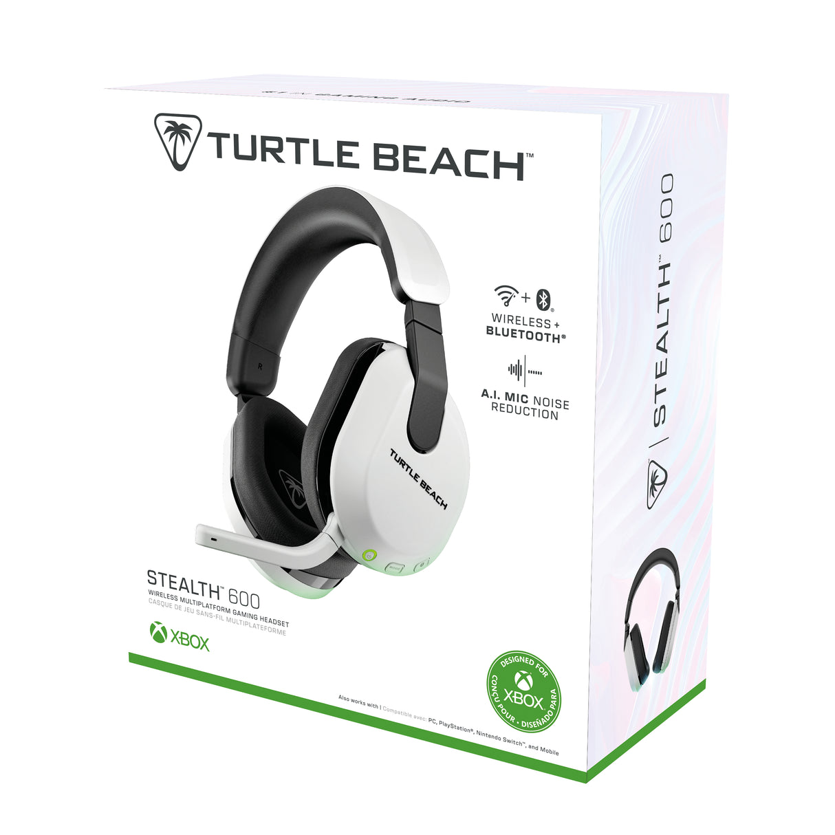 Turtle Beach Stealth 600 Gen 3 Headset Wireless Head-band Gaming Bluetooth White