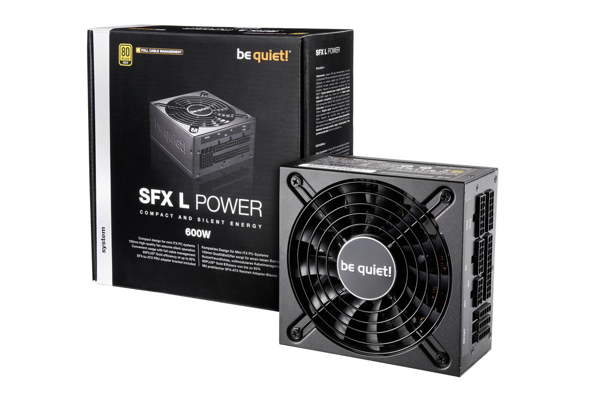 be quiet! SFX L Power power supply unit 600 W 20+4 pin ATX Black