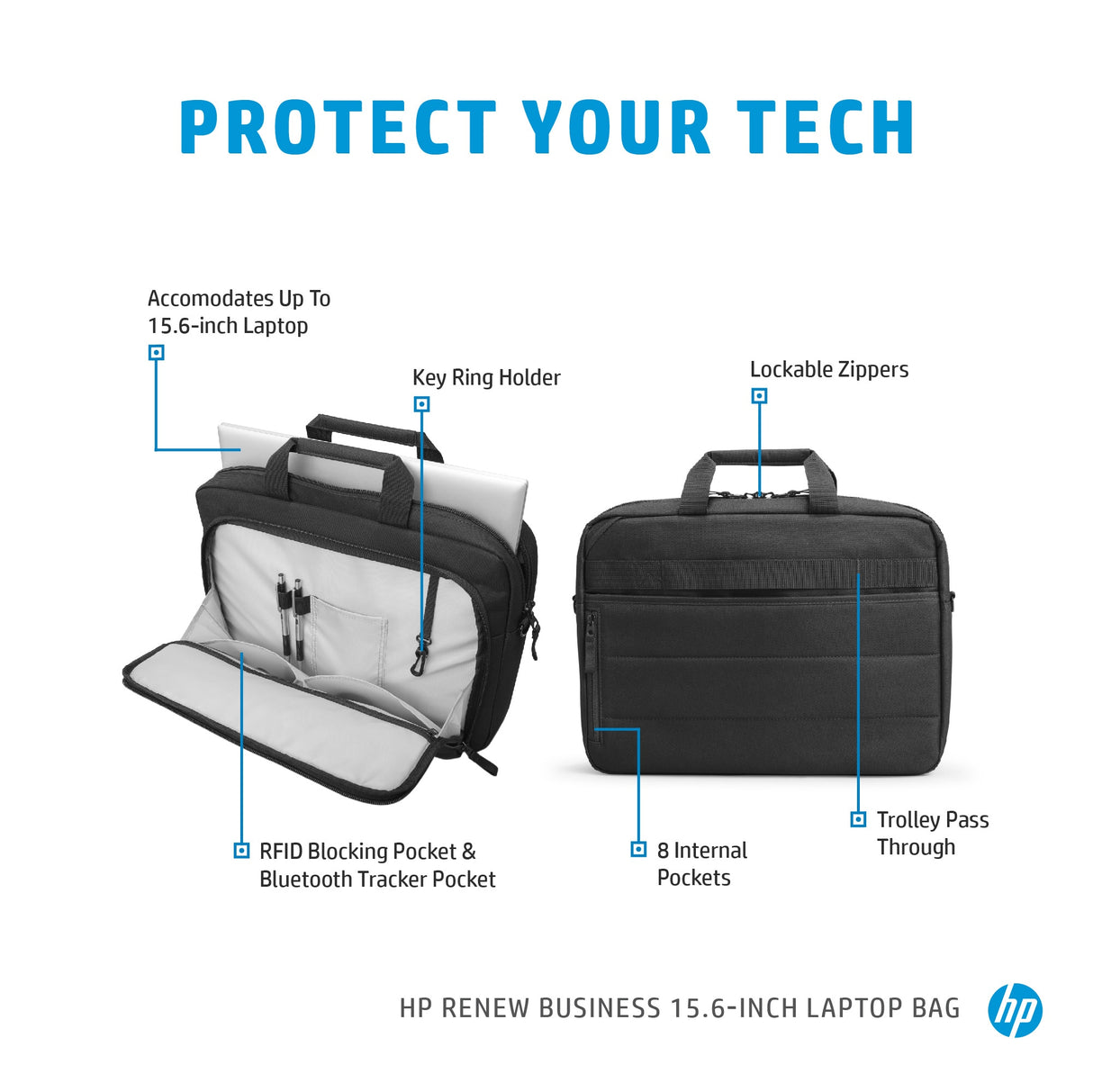 HP Renew Business 15.6-inch Laptop Bag