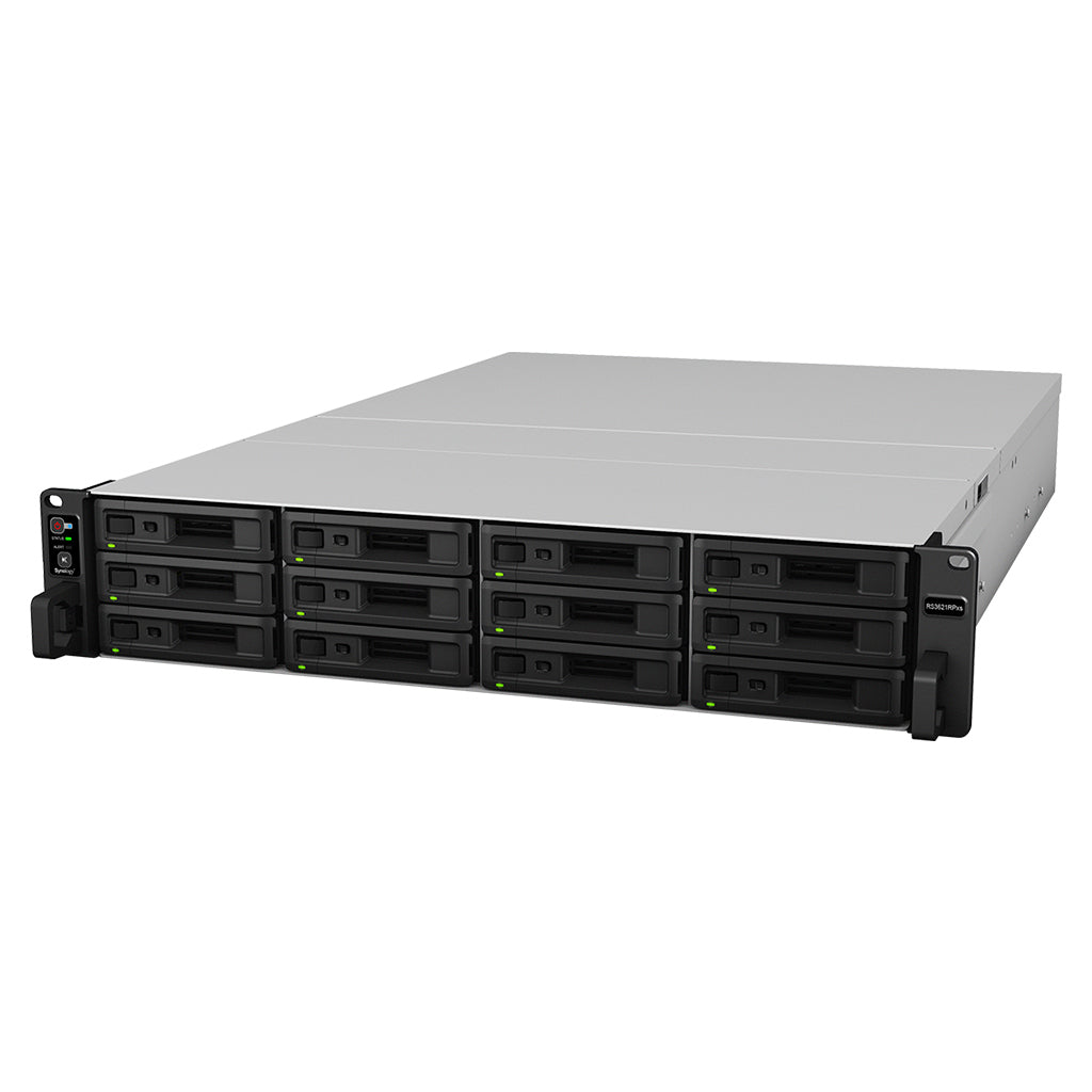 Synology RackStation RS3621RPxs NAS Rack (2U) Intel® Xeon® D D-1531 8 GB DDR4 72 TB HDD DiskStation Manager Black