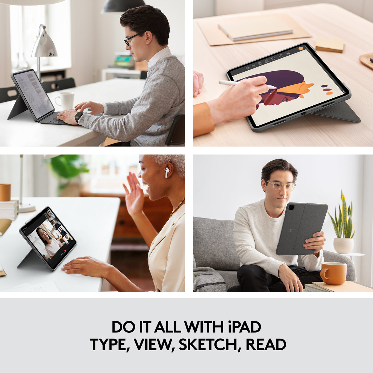 Logitech Combo Touch for iPad Pro 12.9-inch (5th and 6th gen)