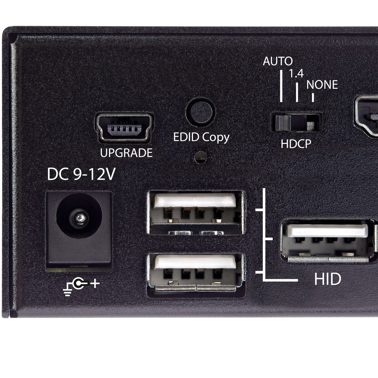 StarTech.com 2 Port HDMI KVM Switch - Single Monitor 4K 60Hz Ultra HD HDR - Desktop HDMI 2.0 KVM Switch with 2 Port USB 3.0 Hub (5Gbps) and 4x USB 2.0 HID, Audio - Hotkey Switching - TAA