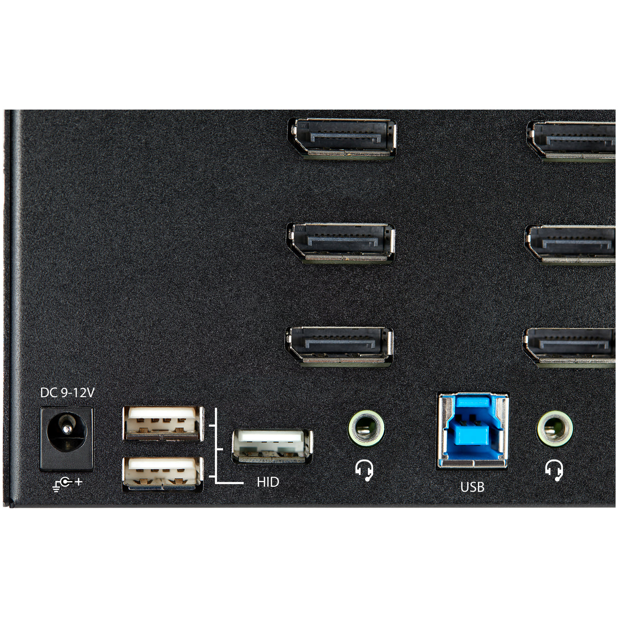 StarTech.com 2 Port Quad Monitor DisplayPort KVM Switch - 4K 60Hz UHD HDR - Desktop 4K DP 1.2 KVM with 2 Port USB 3.0 Hub (5Gbps) & 4x USB 2.0 HID Ports, Audio - Hotkey Switching - TAA