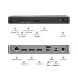 ALOGIC MX3 USB-C TripleDisplay DP Alt. Mode Docking Station – With 100W Power Delivery