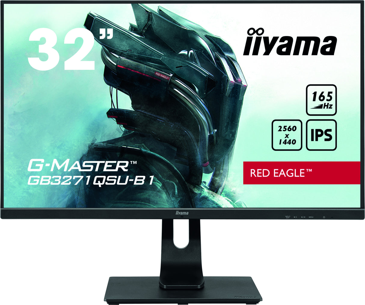 iiyama G-MASTER GB3271QSU-B1 computer monitor 80 cm (31.5") 2560 x 1440 pixels Wide Quad HD LED Black