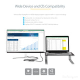 StarTech.com Mini DisplayPort to HDMI Adapter - mDP to HDMI Adapter Dongle - 1080p - Mini DisplayPort 1.2 to HDMI Monitor/Display - Mini DP to HDMI Video Converter - 12" Long Attached Cable - Upgraded Version of MDP2HDMI