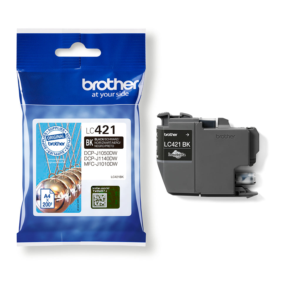 Brother LC-421BK Ink cartridge black, 200 pages for Brother DCP-J 1050