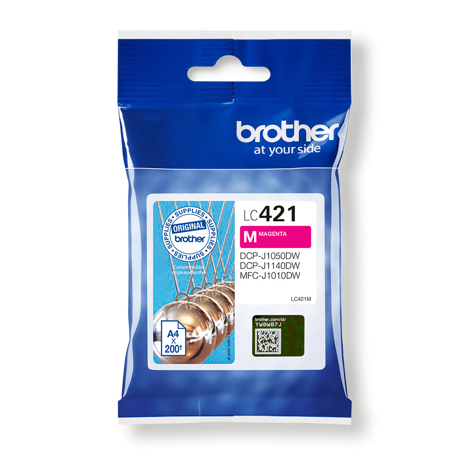 Brother LC-421M Ink cartridge magenta, 200 pages for Brother DCP-J 1050